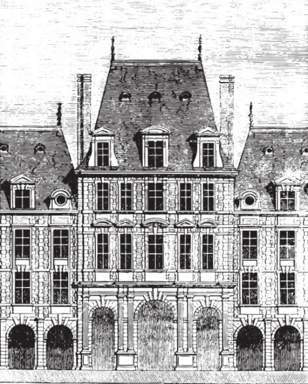 眠りの研究室のモノクロ挿絵